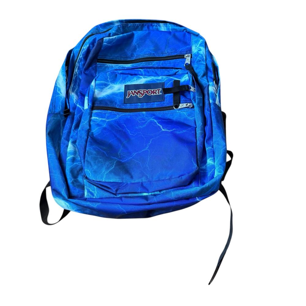 JanSport Cross Town Plus 17 Backpack - Electric Bolts with 15" Laptop Sleeve